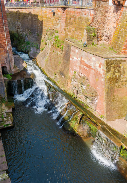 istock small waterfall at City Saarburg 682669500