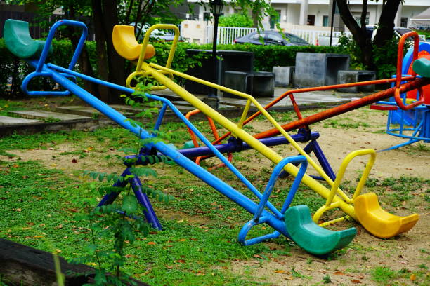 istock Seesaw board in the playground 682680116