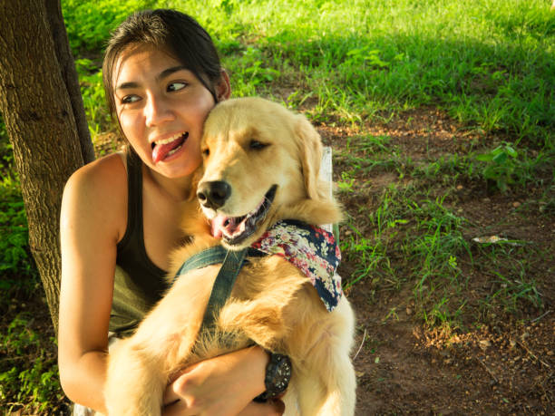 istock Asian woman and pet 682692474
