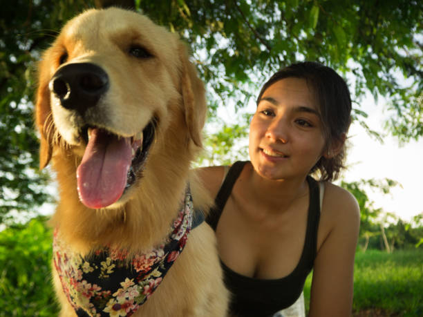 istock Asian woman and pet 682693040