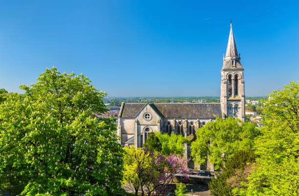 Saint Ausone Church in Angouleme, France Saint Ausone Church in Angouleme - France, Charente angouleme stock pictures, royalty-free photos & images