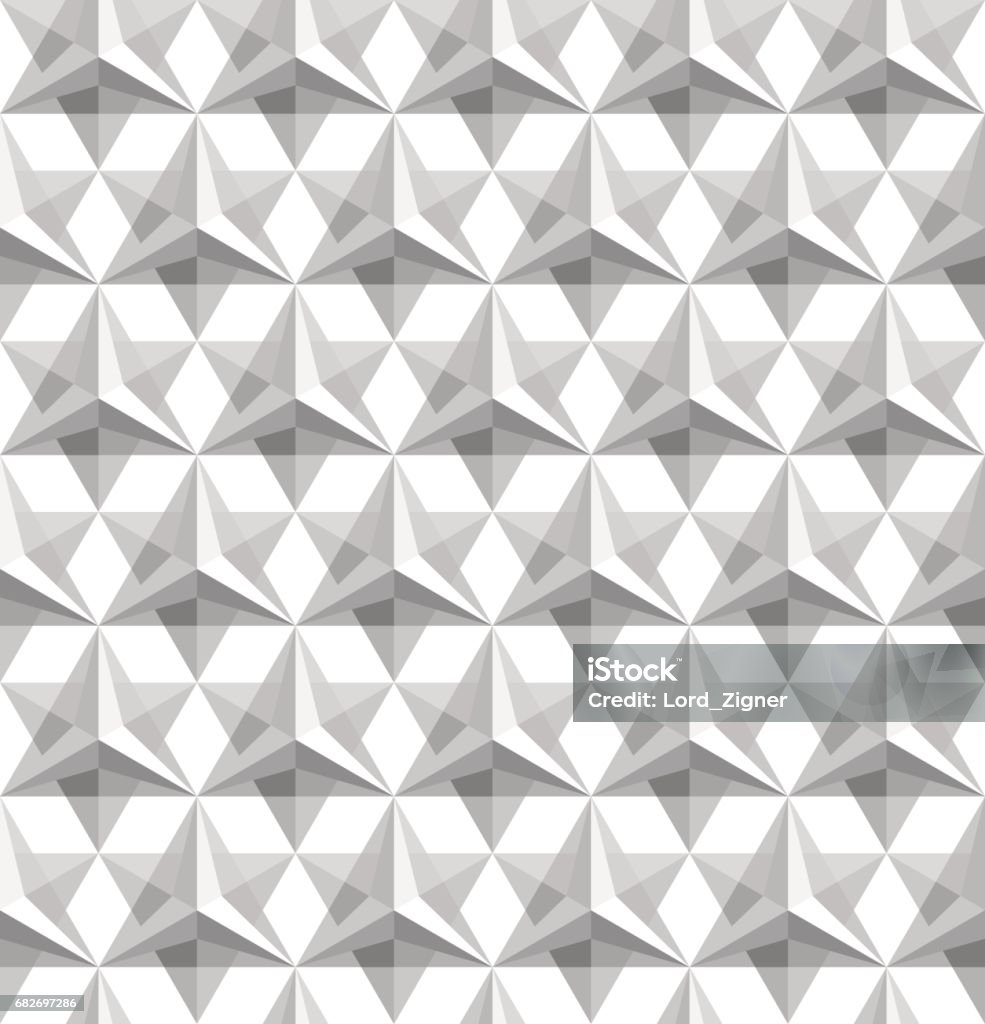 Triangular Geometric Pattern Surface Triangular Geometric Seamless Pattern Stock Illustration - Download ...