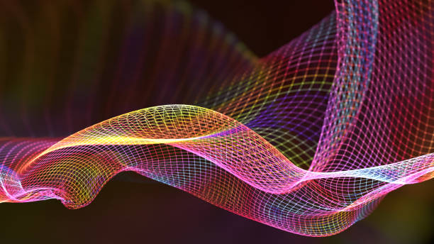 istock 3d illustration of abstract wave structure scientific background 682697826
