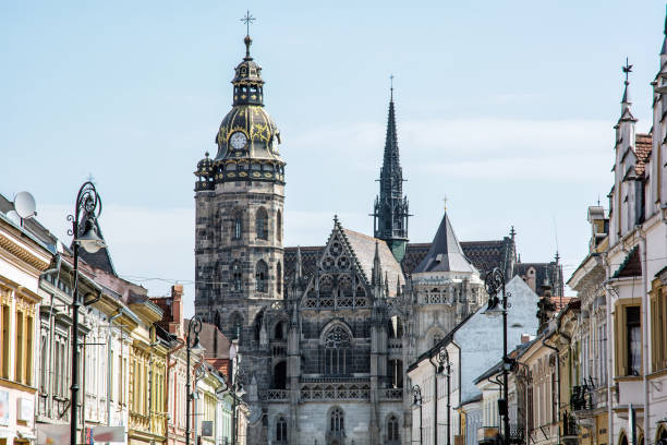 St. Elisabeth cathedral in Kosice, Slovakia stock photo
