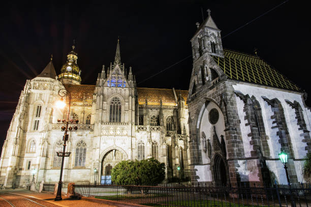 istock St. Elisabeth cathedral and St. Michael chapel in Kosice, Slovakia 682702720