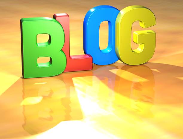 istock Word Blog on yellow background 682703236