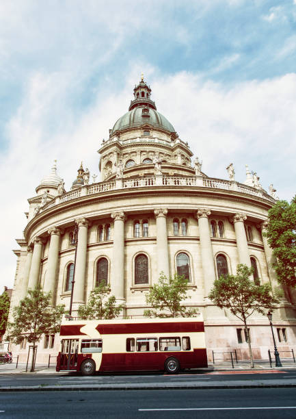 istock Saint Stephen's basilica in Budapest, Hungary, photo filter 682704812