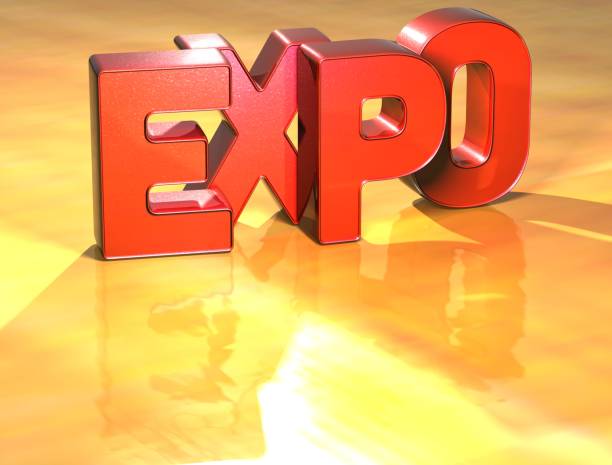 istock Word Expo on yellow background 682706920