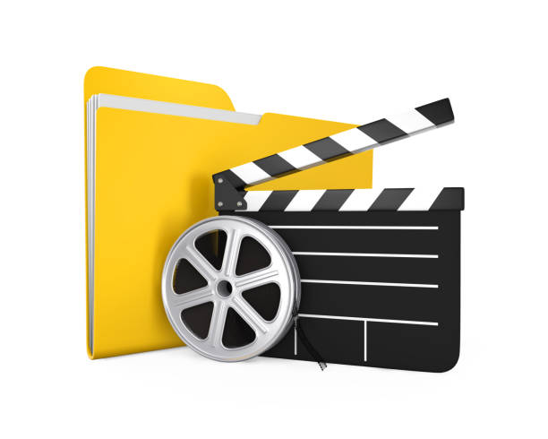 istock Movie Folder, Clapper Board and Film Reel 682707574