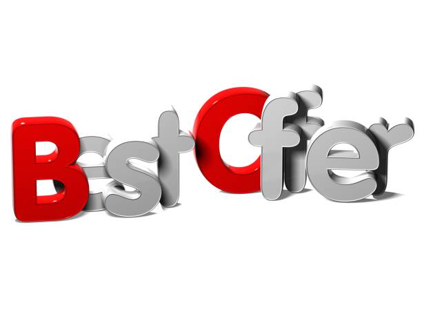 istock 3D Word Best Offer on white background 682711440