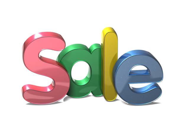 istock 3D Word Sale on white background 682711456