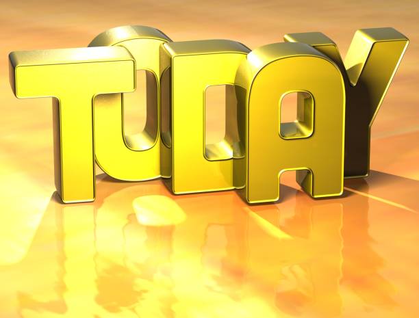 istock 3D Word Today on yellow background 682716898