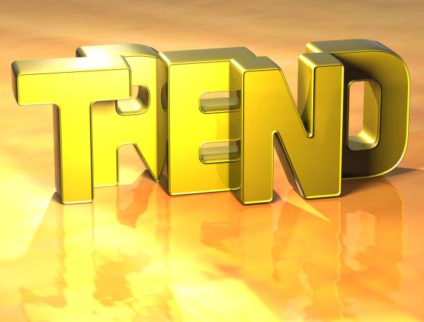 istock 3D Word Trend on yellow background 682716970