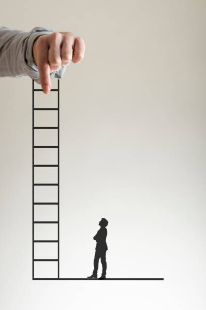istock Climbing ladder to success concept 682731146