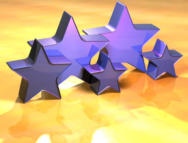 istock 3D Stars Gold Sign 682731308