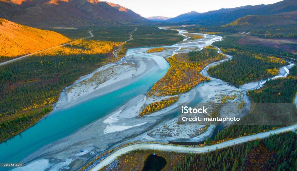 Alaska Landscape Alaska - US State Stock Photo