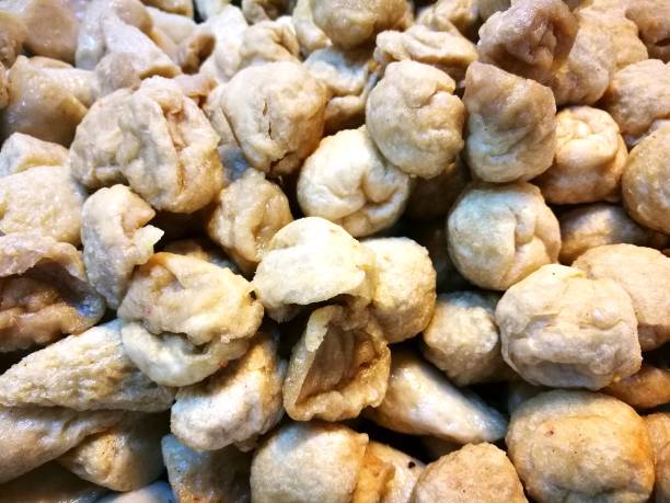 istock The fish ball in a market 682736456