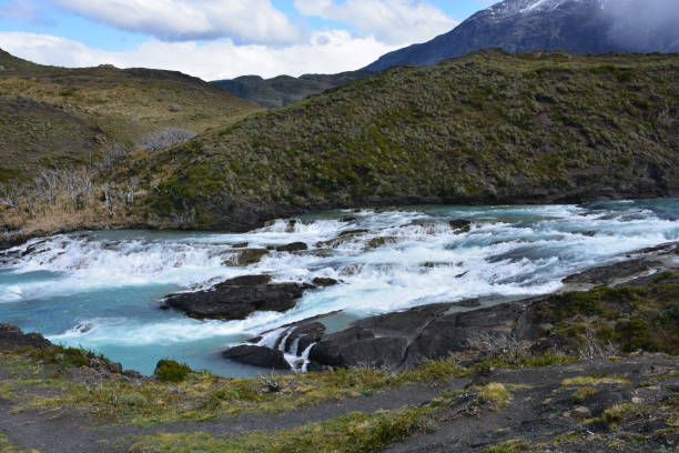 istock Landscape and waterfalls at Patagonia in Chile 682746520