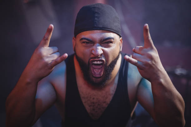 istock Close up portrait of man gesturing 682753306