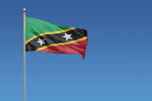istock Flag of Saint Kitts and Nevis 682779264