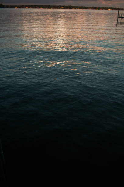 lake minnetonka at sunset during the summer