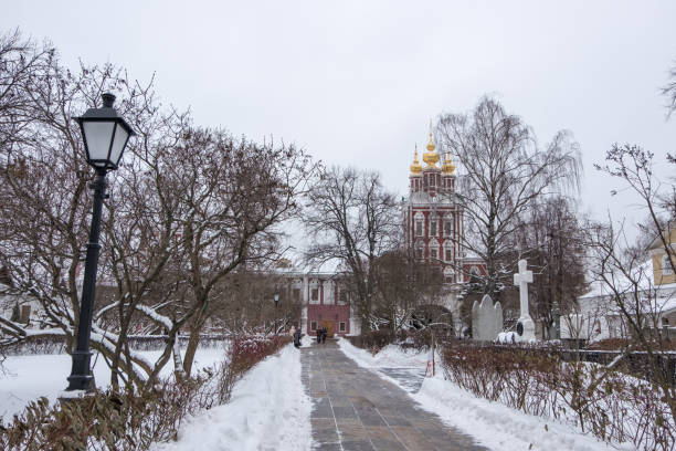 istock Novodevichy Convent in Moscow, Russia . 682820366