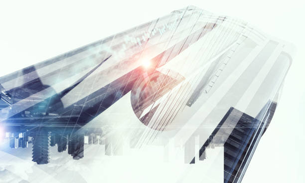 istock Business center background. Mixed media 682820908