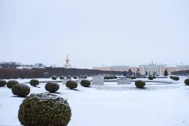 Photo of Peterhof Palace in St Petersburg, Russia