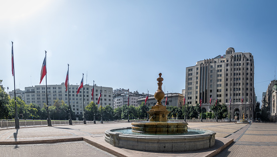 Plaza de la Constituicion (Constitution Square) - Santiago, Chile