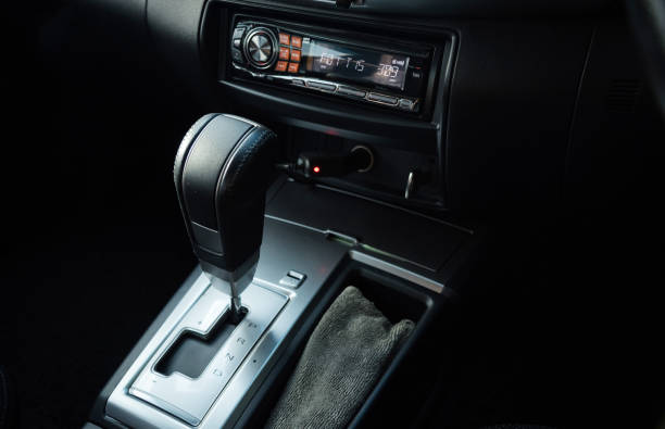 istock close up of automatic transmission car 682836008