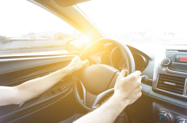 istock Female driving car 682839136