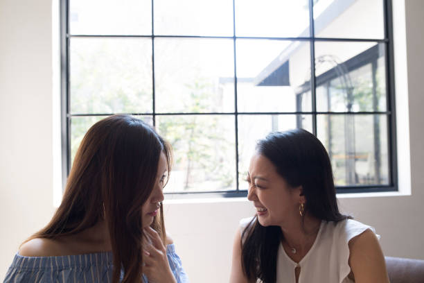 istock The girls enjoy talking at a beautiful restaurant. 682880280