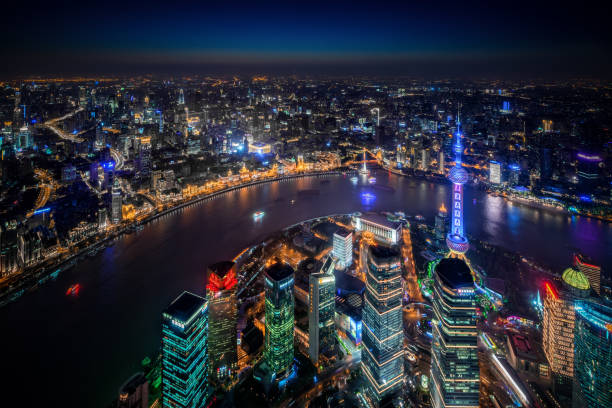 istock Panoramic skyline of Shanghai 682887248