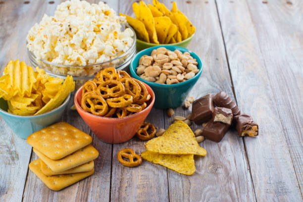 istock Assortment of unhealthy snacks 682888740