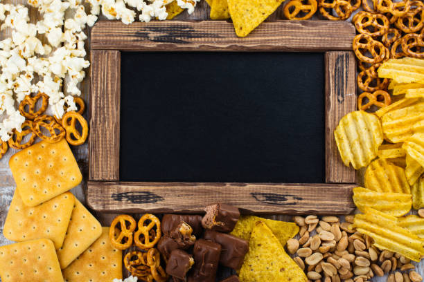 istock Assortment of unhealthy snacks 682888756
