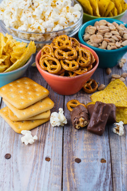 istock Assortment of unhealthy snacks 682891926