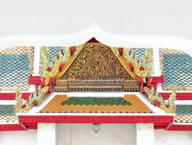 istock gold of gable apex architecture 682892384