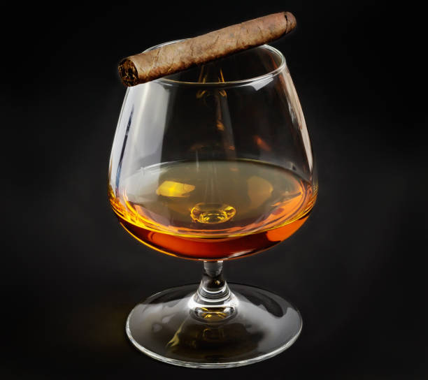 istock A glass of whiskey and cigar 682901198