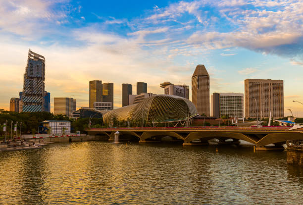 istock Singapore city skyline 682901206