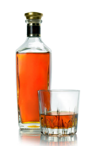 istock Bottle and a glass of brandy 682901472