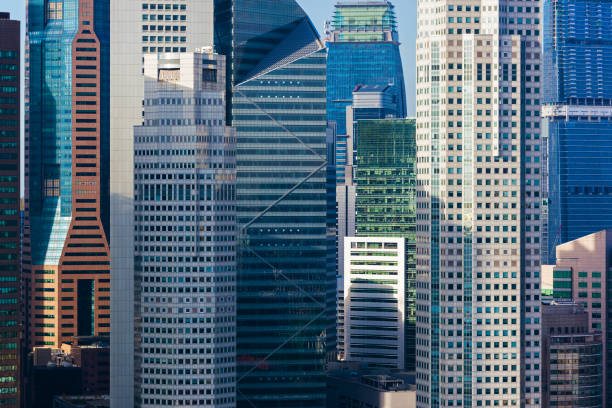 istock Modern skyscrapers at Singapore 682902018