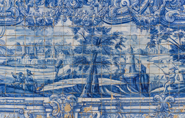 istock Ceramic Azulejos in Porto cathedral - Portugal 682904654