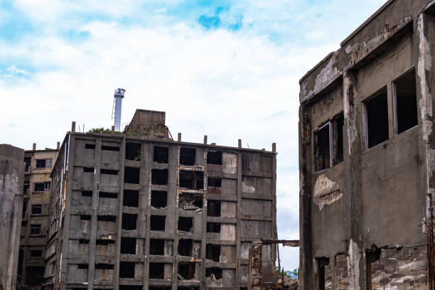 istock Gunkanjima - Battleship Island in Nagasaki, Japan (UNESCO World Heritage) 682915556