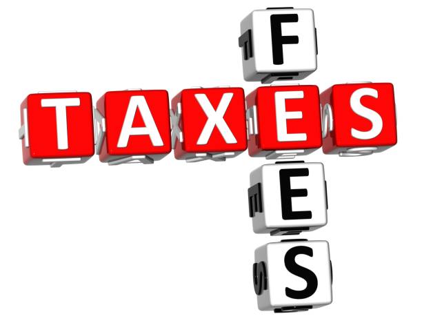 istock 3D Taxes Fees Crossword 682915936