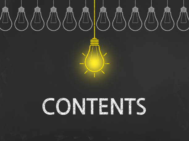 istock Contents - Business Chalkboard Background 682921026