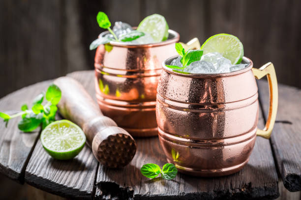 istock Refreshing and cold Mojito with rum and herbs 682931752