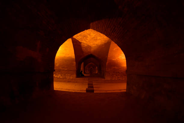 istock Under view of Khaju Bridge in Isfahan, Iran 682954678