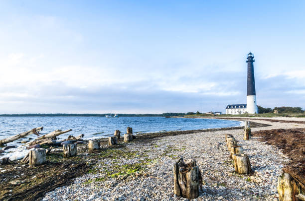 istock Sorve Lighthouse from the pebble beach at Saaremaa, Estonia 682973158