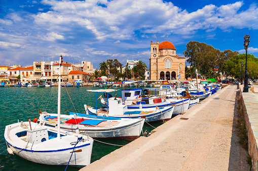 Beautiful Greek destination - Aegina, Saronics islands