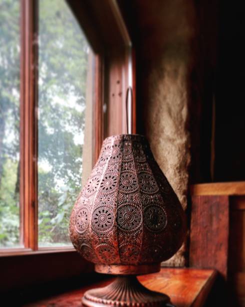 istock Antique brass lamp 682978840